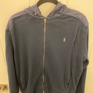 Polo Ralph Lauren Men’s L Navy Blue Hoodie Pullover.